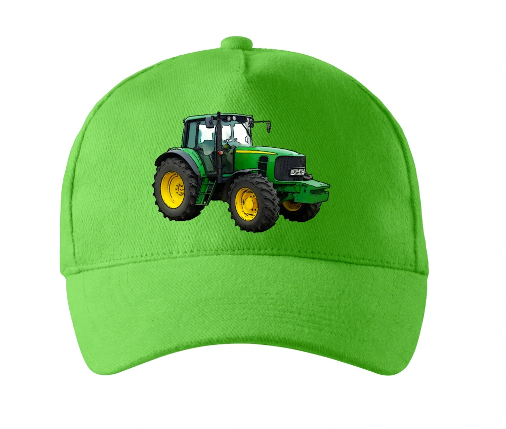 Moon River John Deere 6930 kšiltovka s traktorem zelená