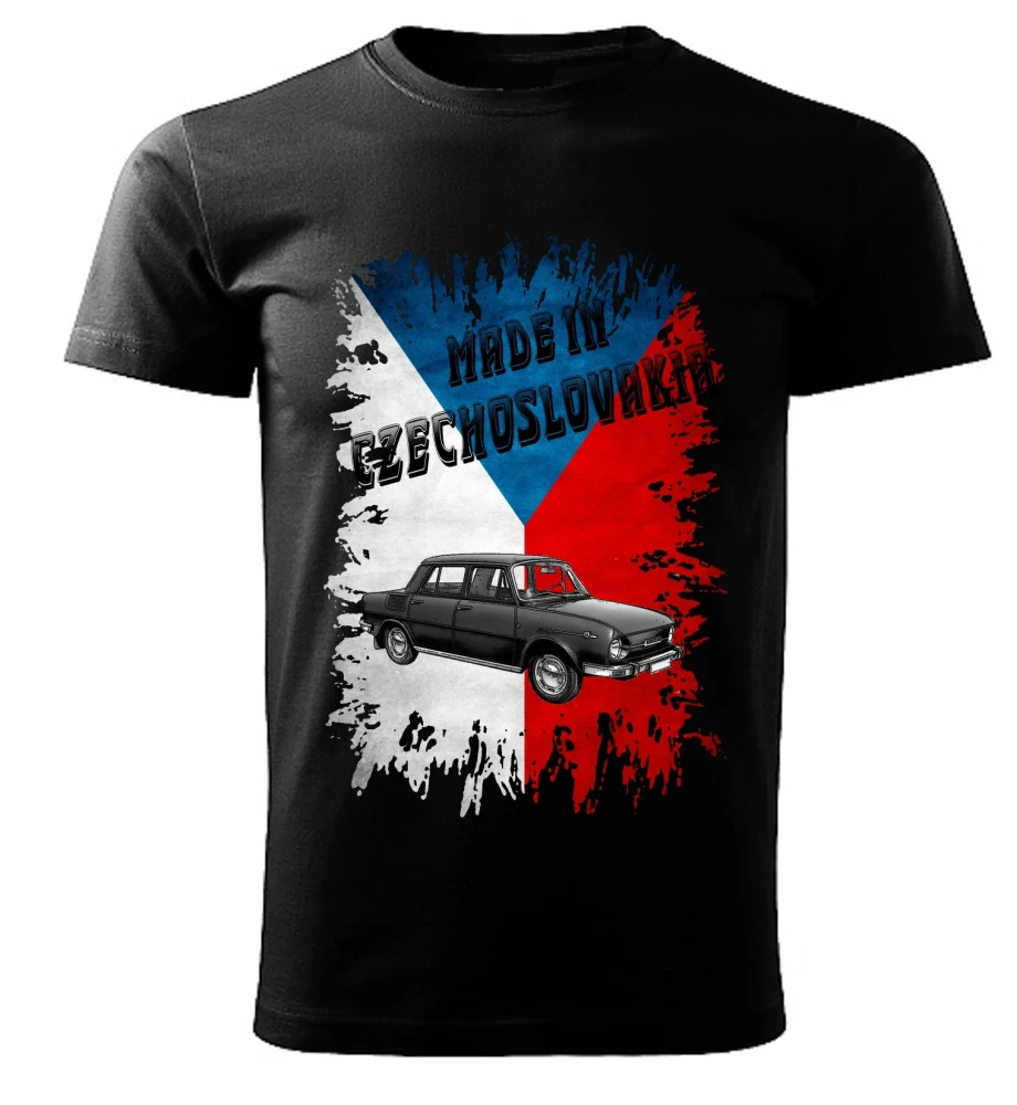 Pánské tričko černé Made in Czechoslovakia legendy VZOR č. 01
